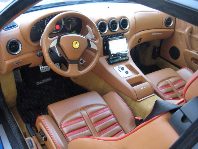 2015 Ferrari 575M maranero F1 daytona seat